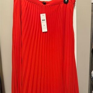 Ann Taylor pleated maxi skirt